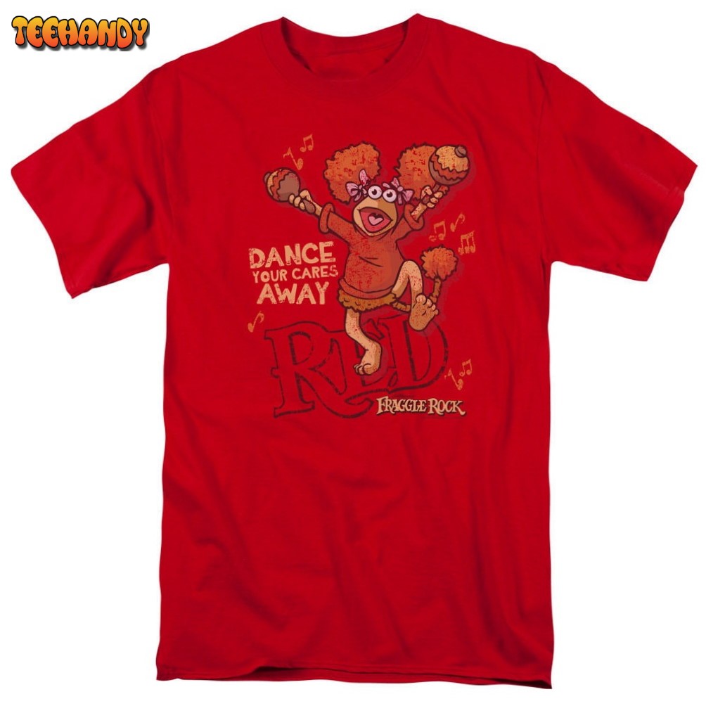 Fraggle Rock Dance Your Cares Away Red Shirts