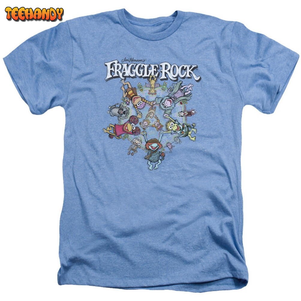 Fraggle Rock Spinning Gang Light Blue Shirts