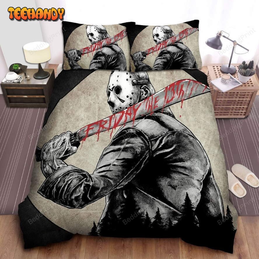 Friday The 13th Insane Serial Killer Bed Sheets Duvet Cover Bedding Sets