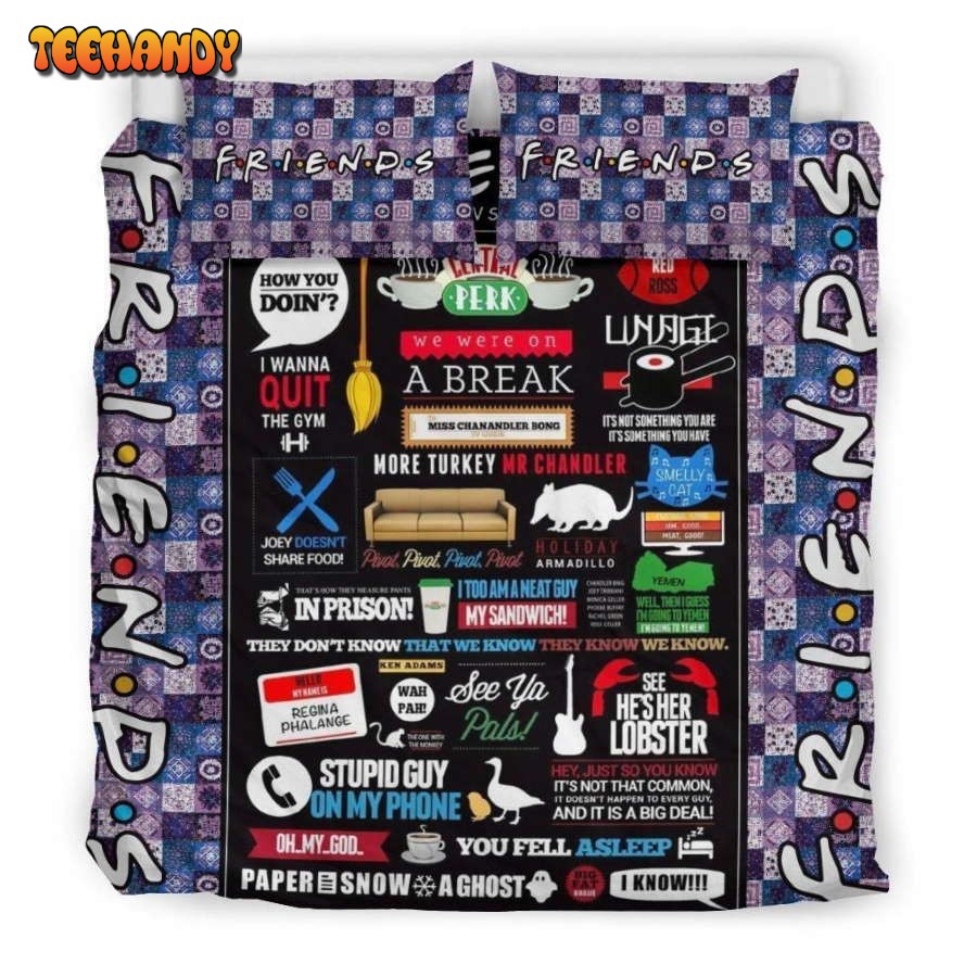 Friends Bedding Set Duvet Cover Pillow Cases