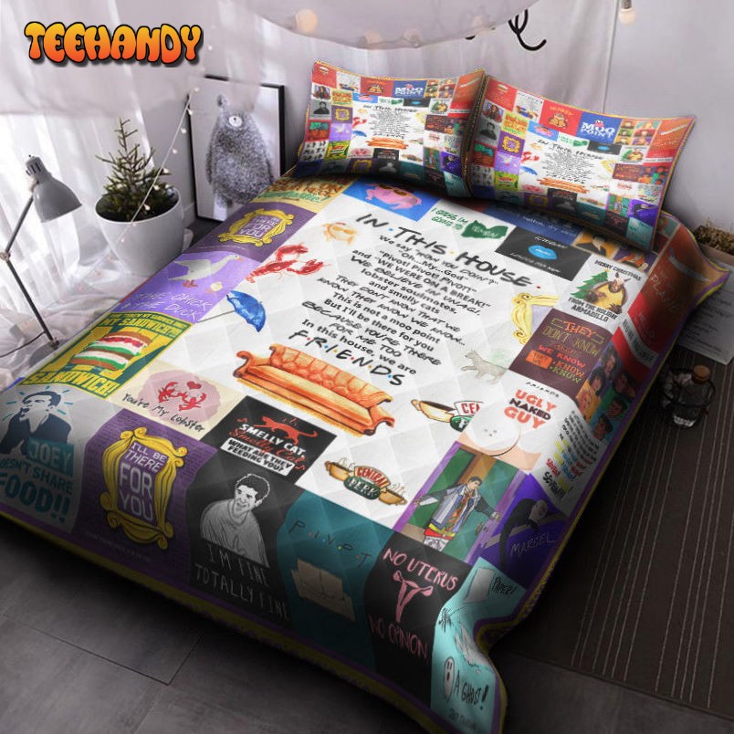 Friends Collage Bedding Set