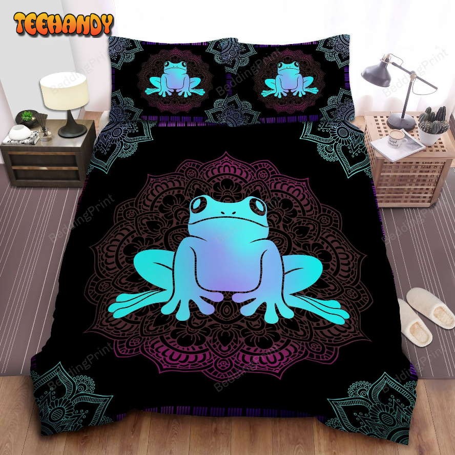 Frog Light Color Bed Sheets Duvet Cover Bedding Sets