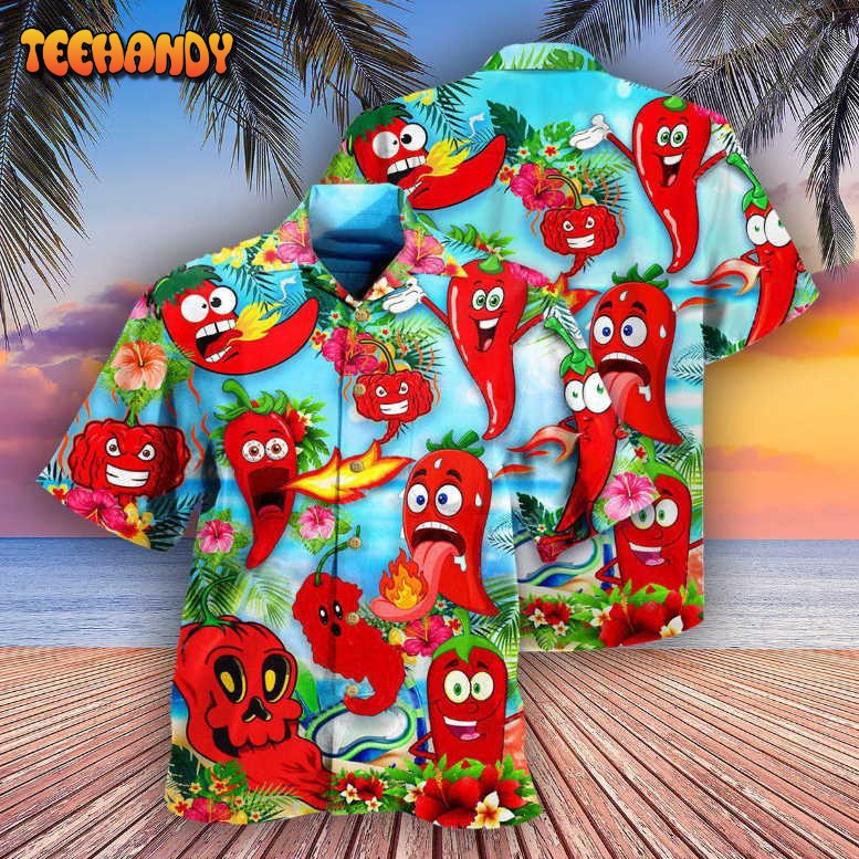 Fruit Chili Funny Chili Peppers Hawaiian Shirt