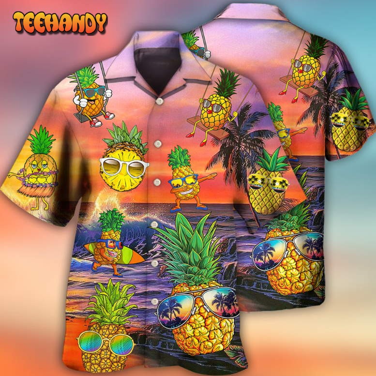 Fruit Pineapple Funny Summer Hawaiian Shirt