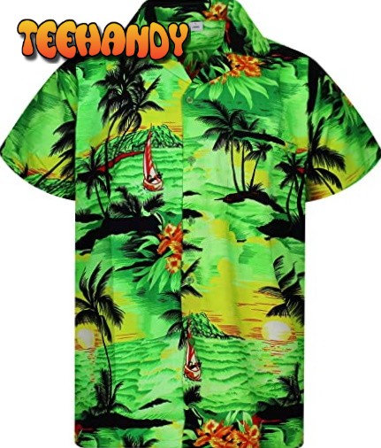 Funky Tropical Tree Hawaiian Shirt