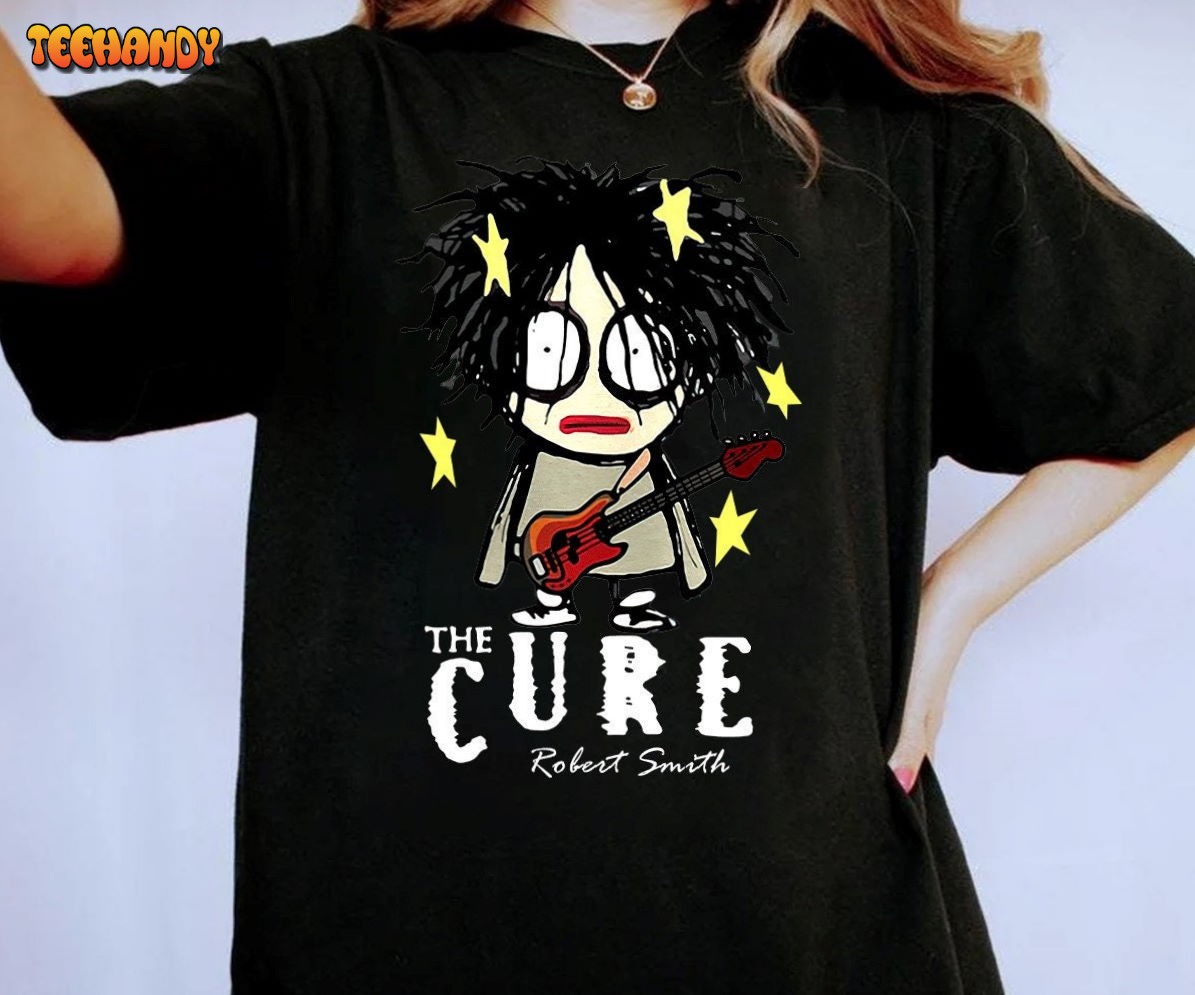 Funny The Cure Robert Smith T-Shirt, The Cure Rock Band T-Shirt