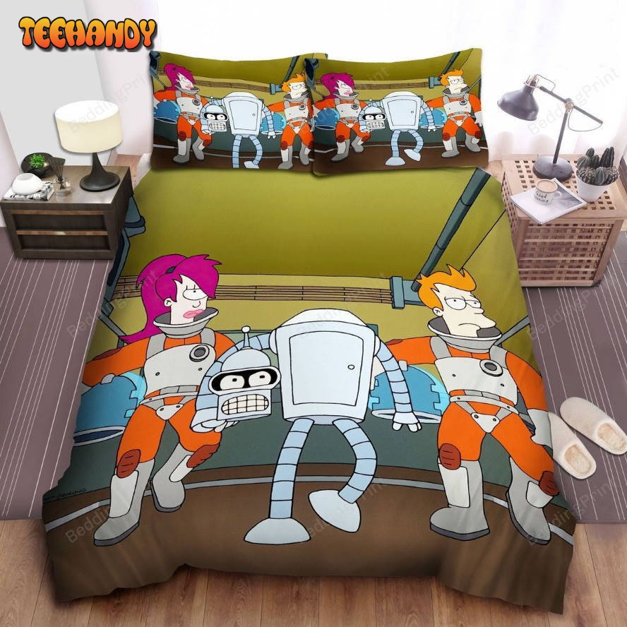 Futurama, Humorous Bender Bed Sheets Duvet Cover Bedding Sets