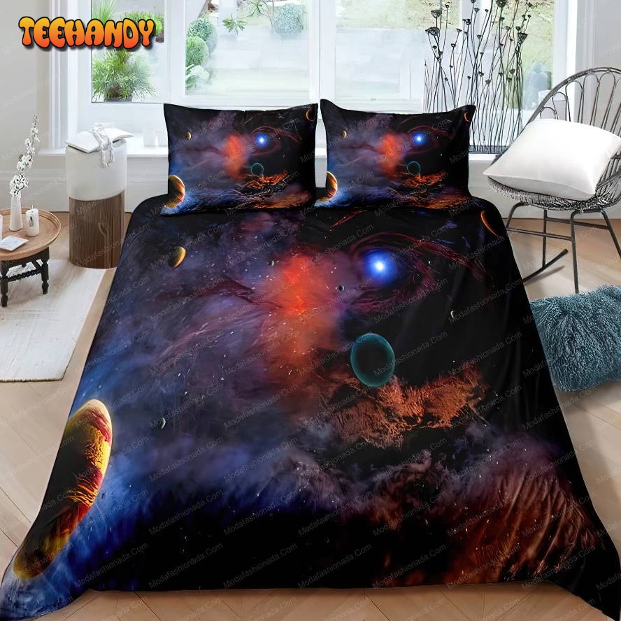 Galaxies 3D Printed Space Bedding Sets