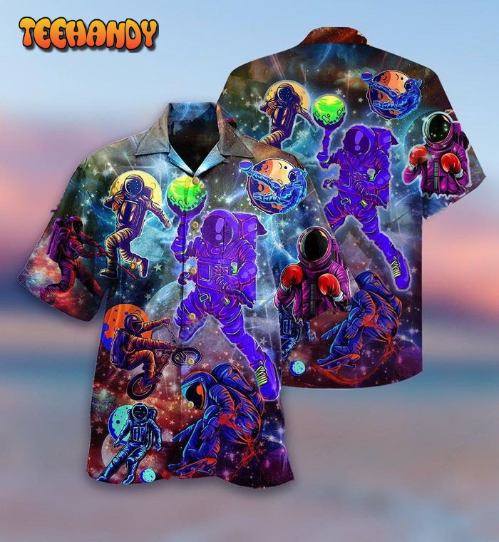 Galaxy Discover Hawaiian Shirt