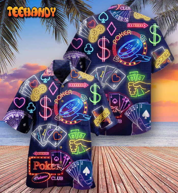 Gambling No Poker No Party Hawaiian Shirt