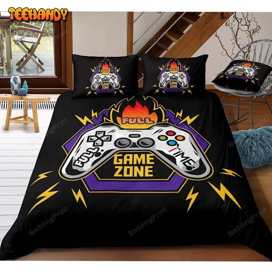 Gamer Zone Bedding Set Bed Sheets Duvet Cover Bedding Sets