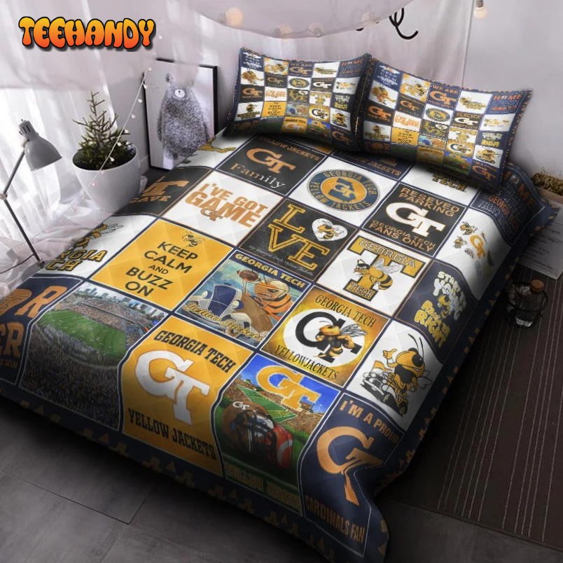 Georgia Tech Yellow Jackets Football Bedding Set