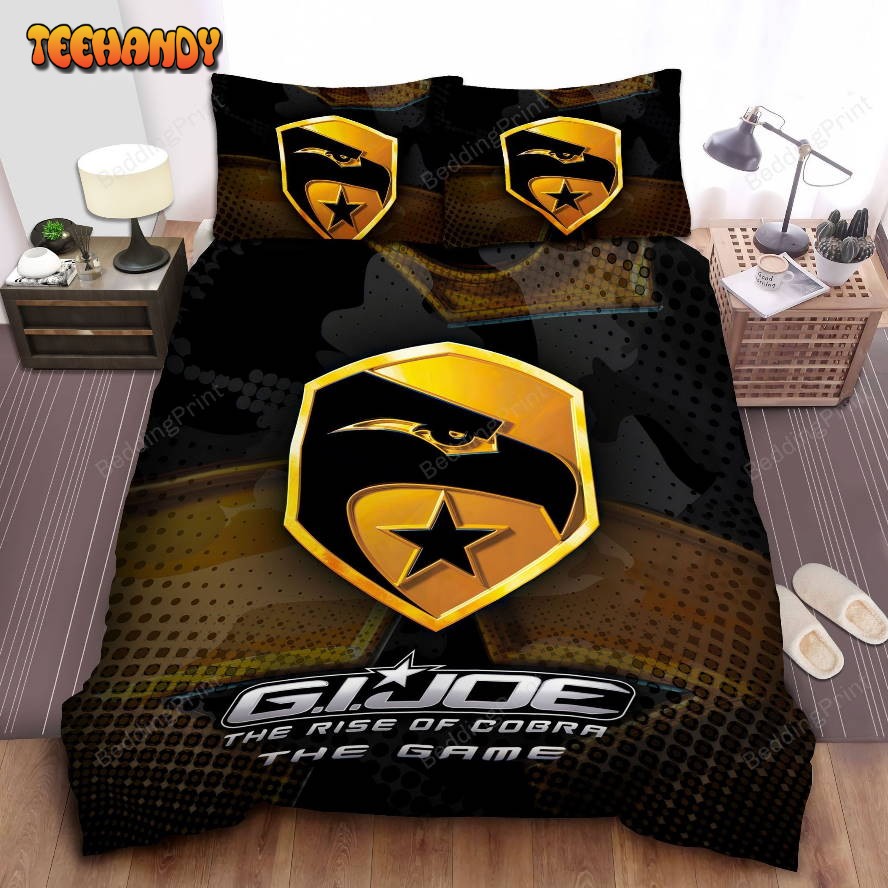 G.I. Joe Logo In The Rise Of Cobra Movie Spread Duvet Cover Bedding Sets