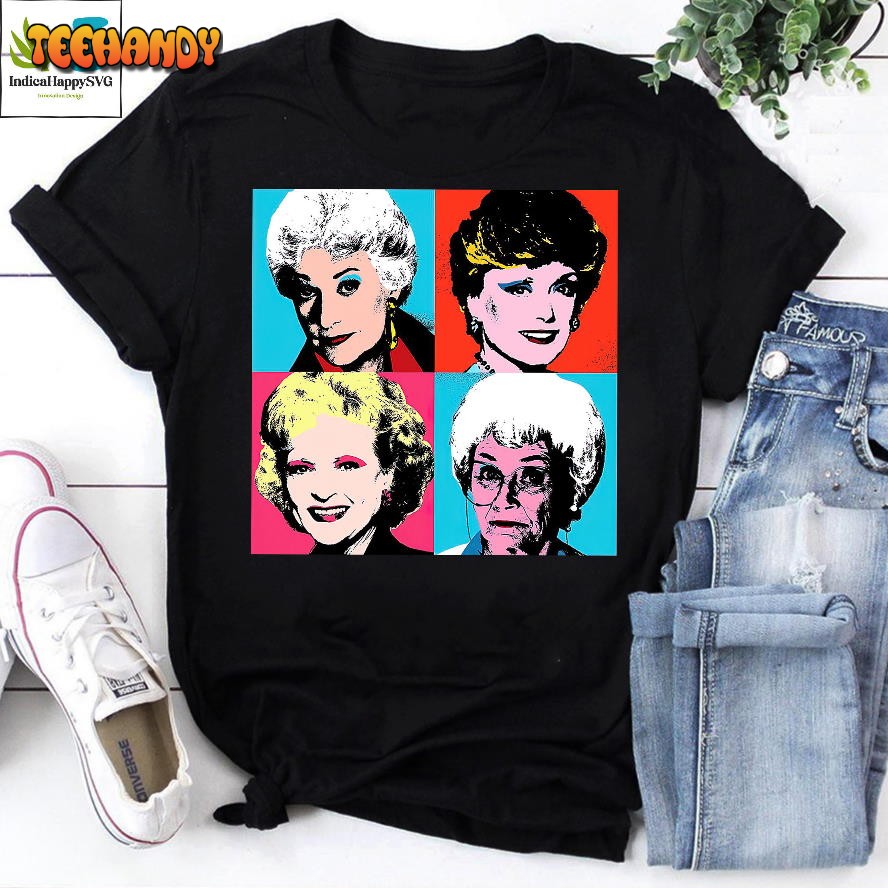 Golden Warhol Girls Vintage T-Shirt, Blanche Shirt, Dorothy Shirt