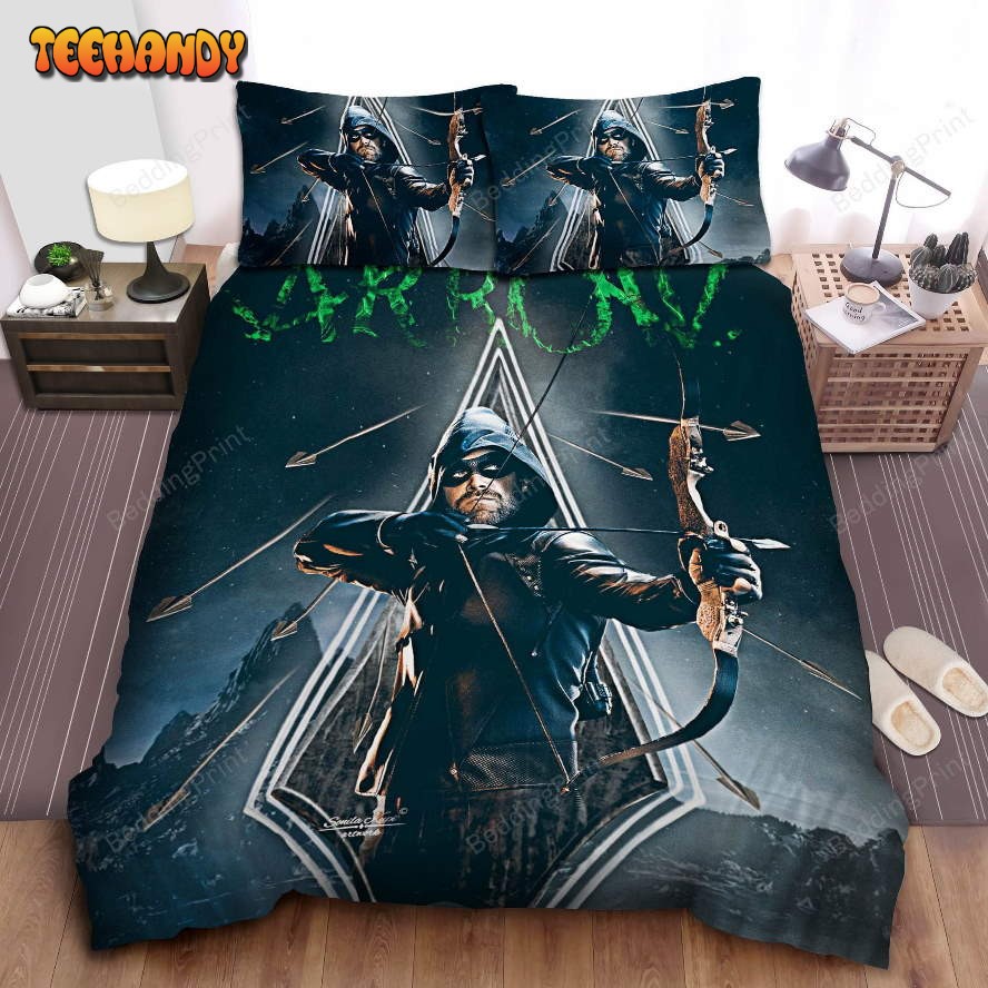 Green Arrow Oliver Queen Quote Bed Sheets Duvet Cover Bedding Sets