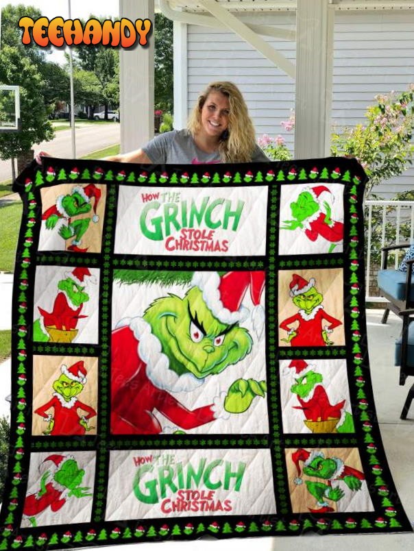 Grinch 3D Quilt Blanket