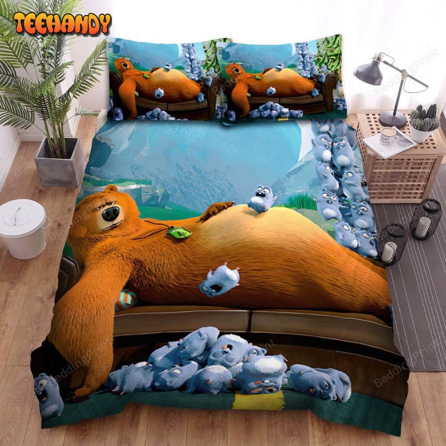 Grizzy And The Lemmings Picture Bed Sheets Spread Duvet Cover Bedding Sets