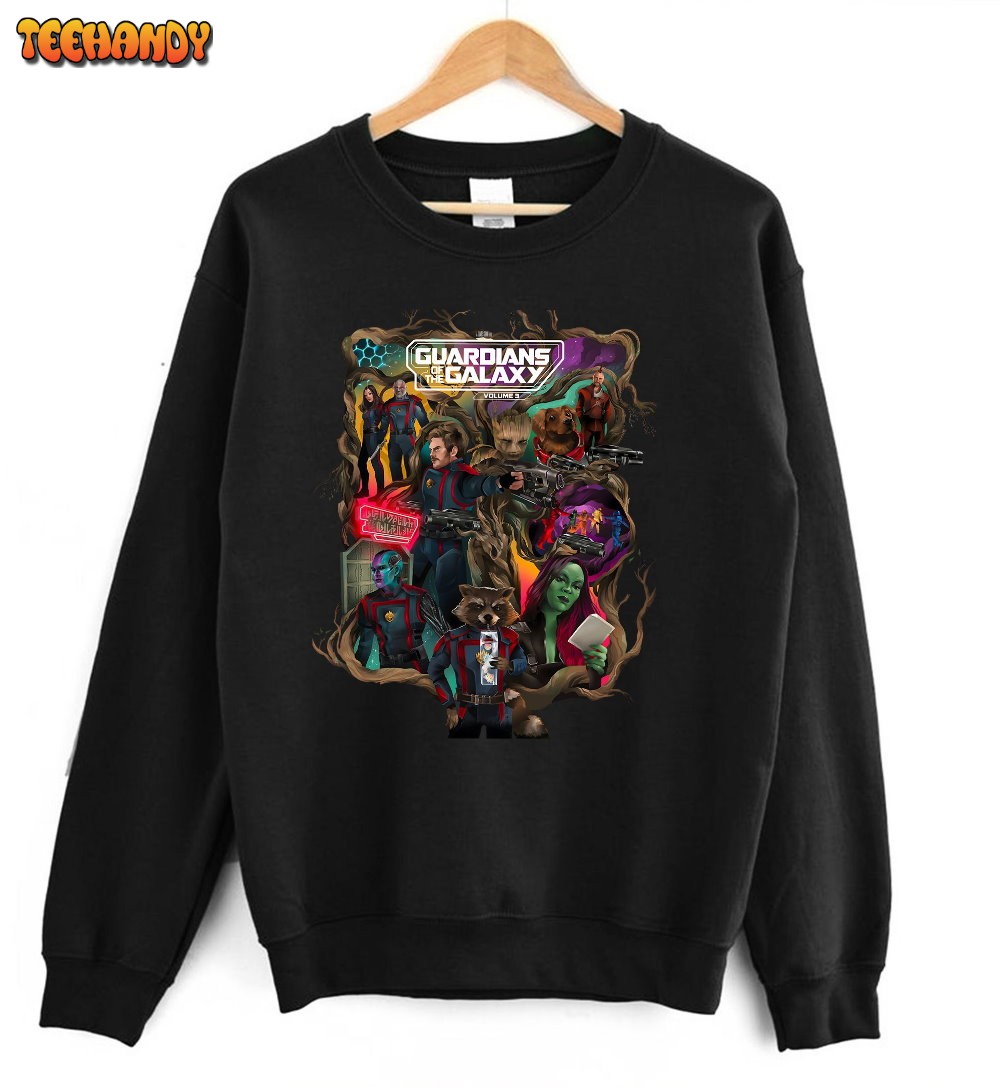 Guardians Of The Galaxy Vol 3 Sweatshirt Marvel Guardians Of The Galaxy Movie Shirt