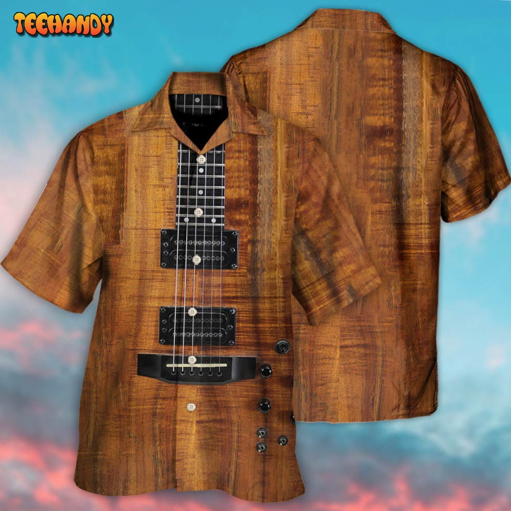 Guitar Acoustic Electric Guitar Hawaiian Shirt