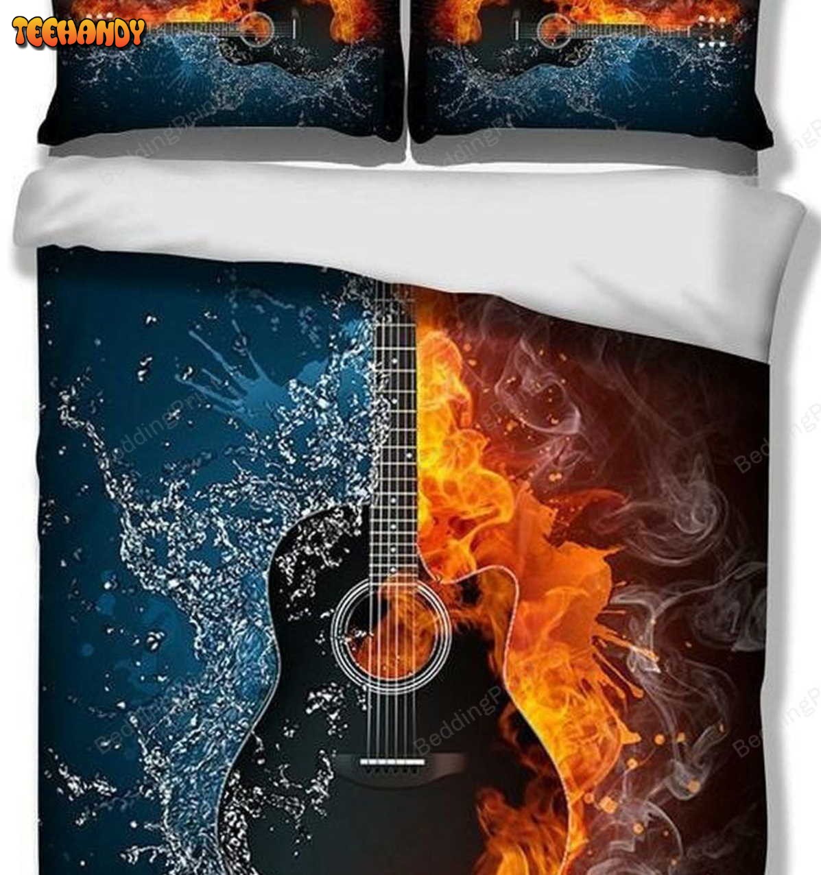 Guitar Duvet Bedding Set Duvet Cover