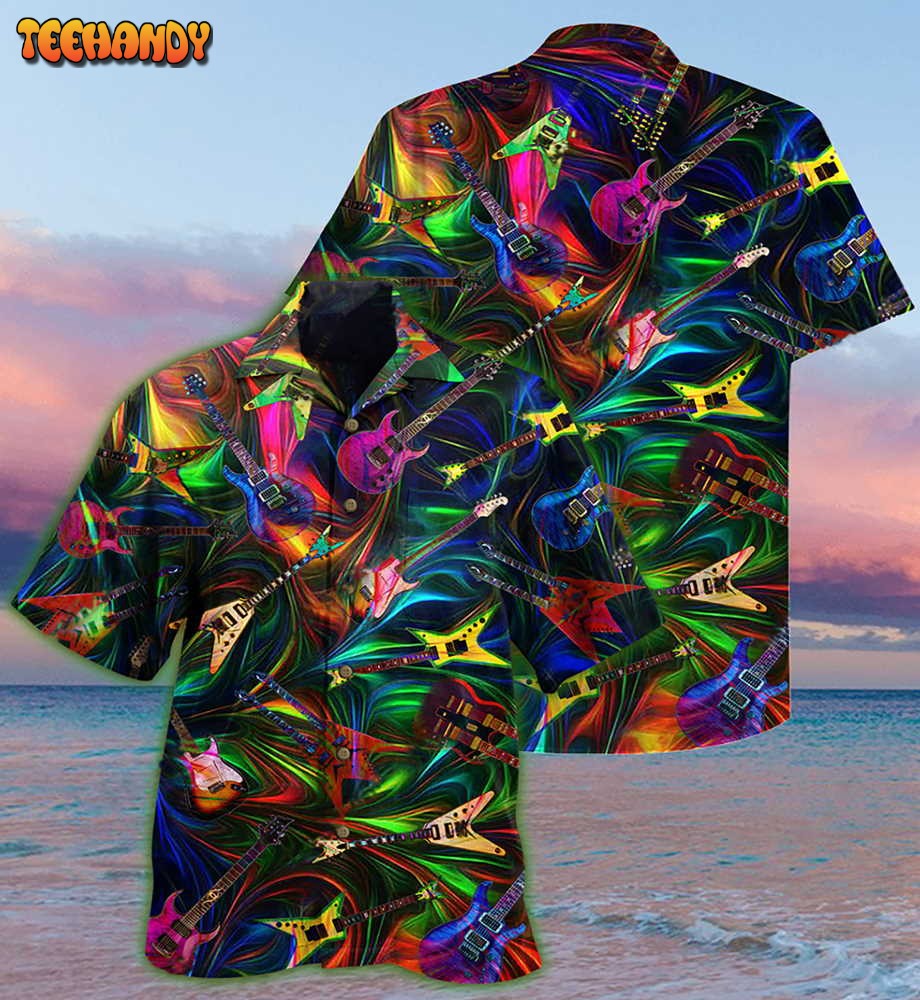 Guitar Music Electric Guitar Amazing Hawaiian Shirt