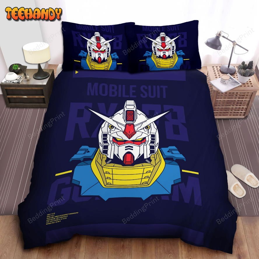 Gundam Mobile Suit Rx-78 Gundam Duvet Cover Bedding Sets