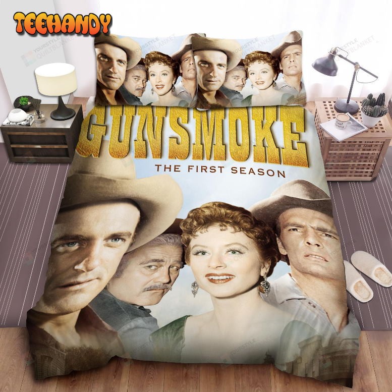 Gunsmoke Wallpaper Bed Sheets Duvet Cover Bedding Sets