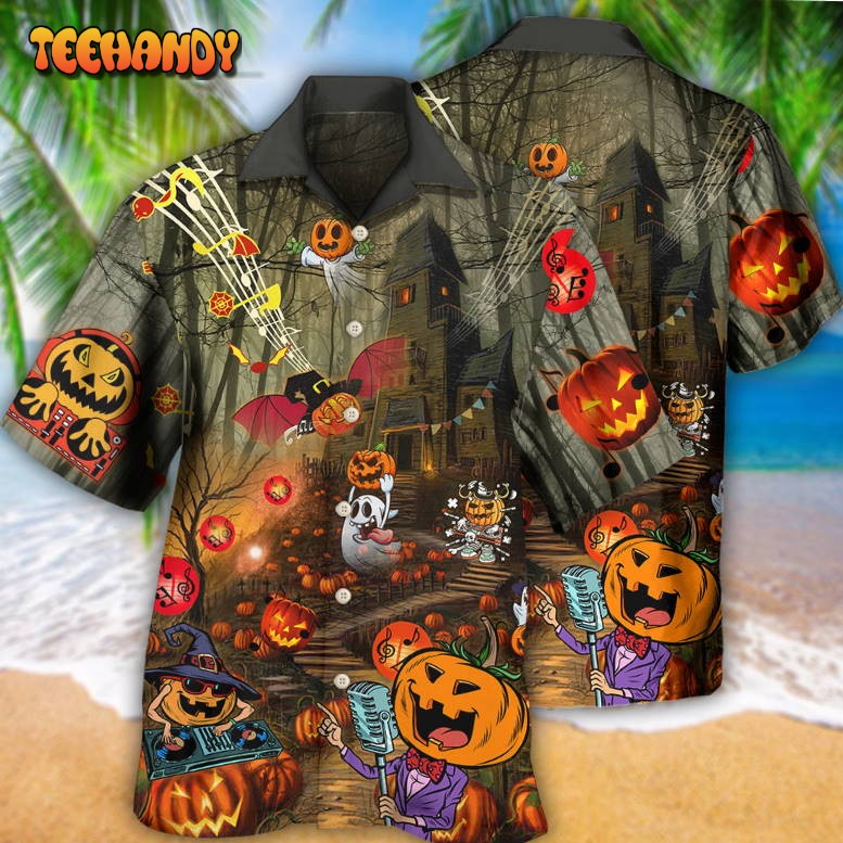 Halloween Fantasy Party Music Cool Hawaiian Shirt