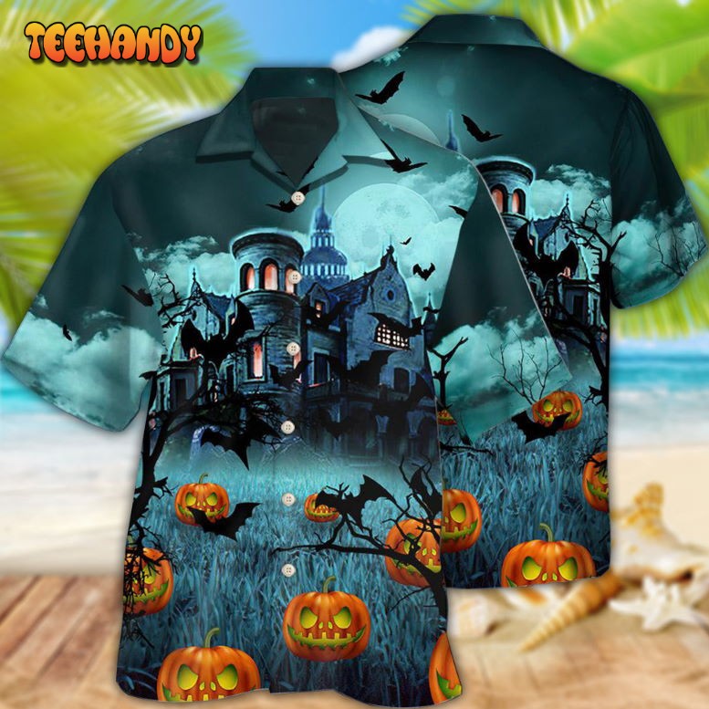 Halloween Night Dark Pumpkin Hawaiian Shirt