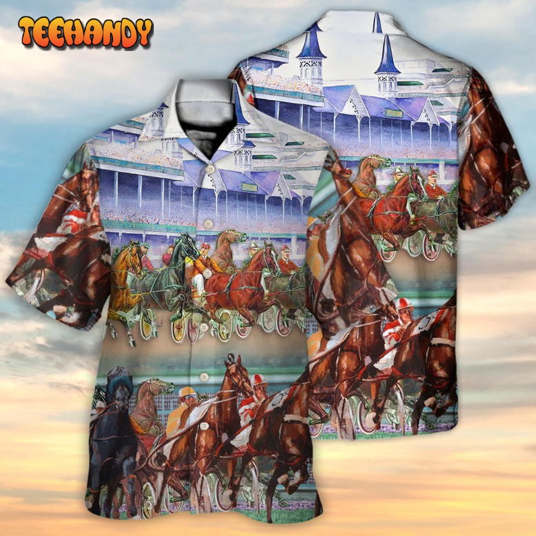 Harness Racing Horse Racing Horse Lover Hawaiian Shirt