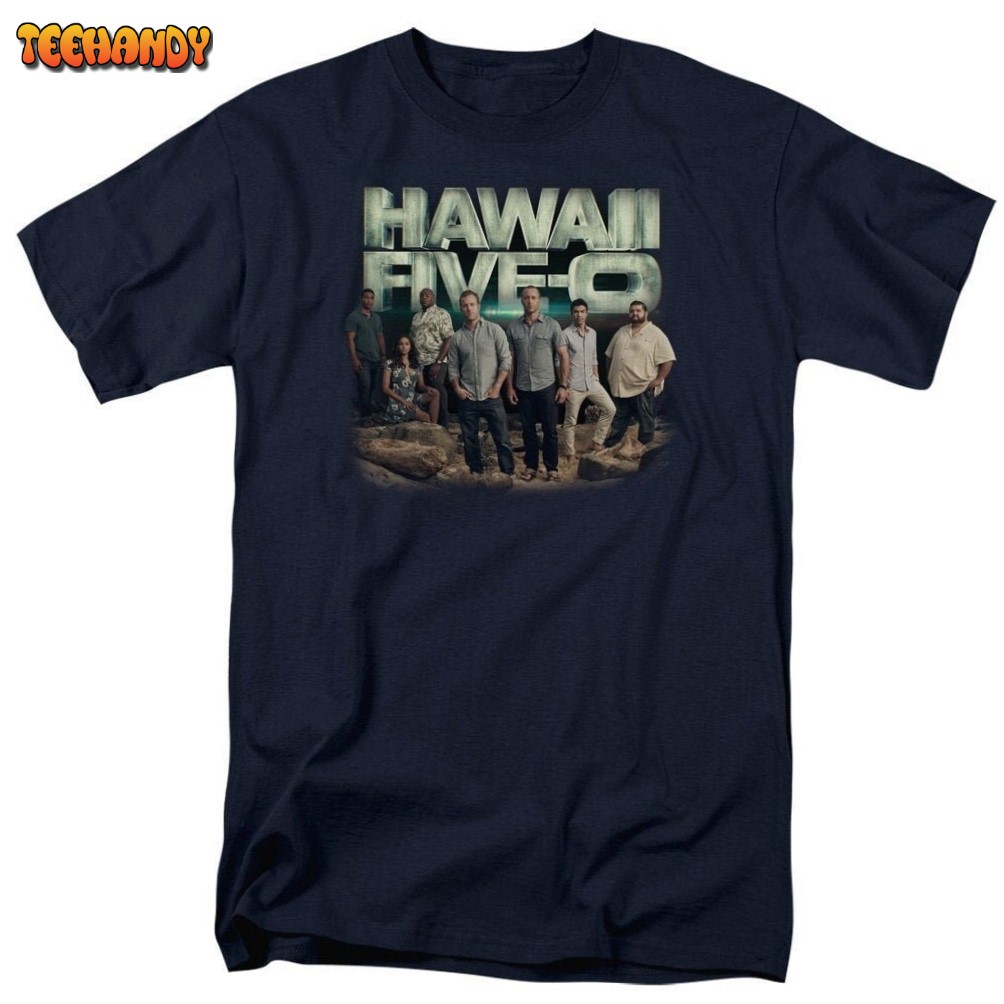 Hawaii 5 0 Logo Navy Shirts