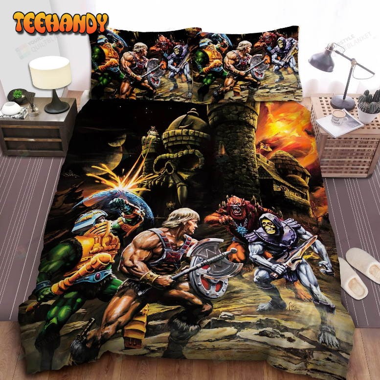 He-Man And The Power Sword Bed Sheets Duvet Cover Bedding Sets