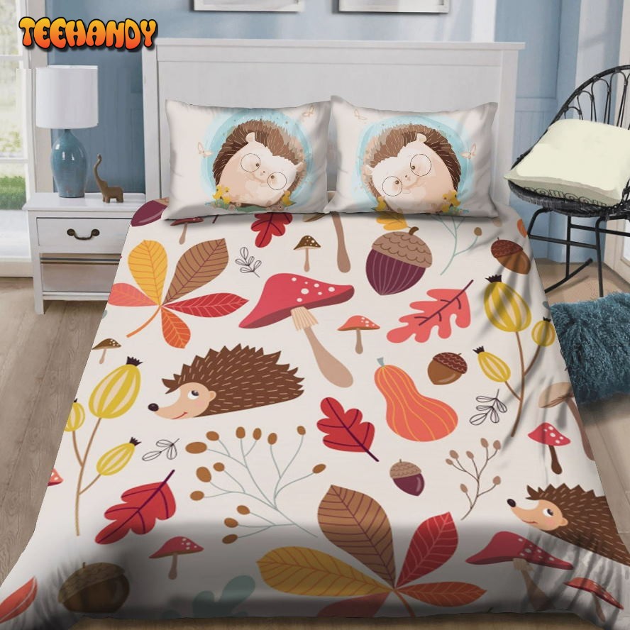 Hedgehog Bed Sheets Duvet Cover Bedding Sets