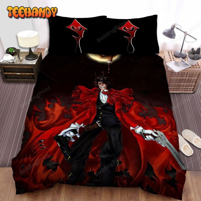 Hellsing Alucard With Silver And Black Guns Art Bedding Sets