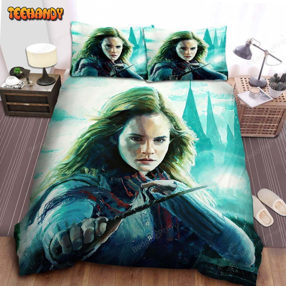 Hermione With Her Wand Acrylic Painting Bedding Sets