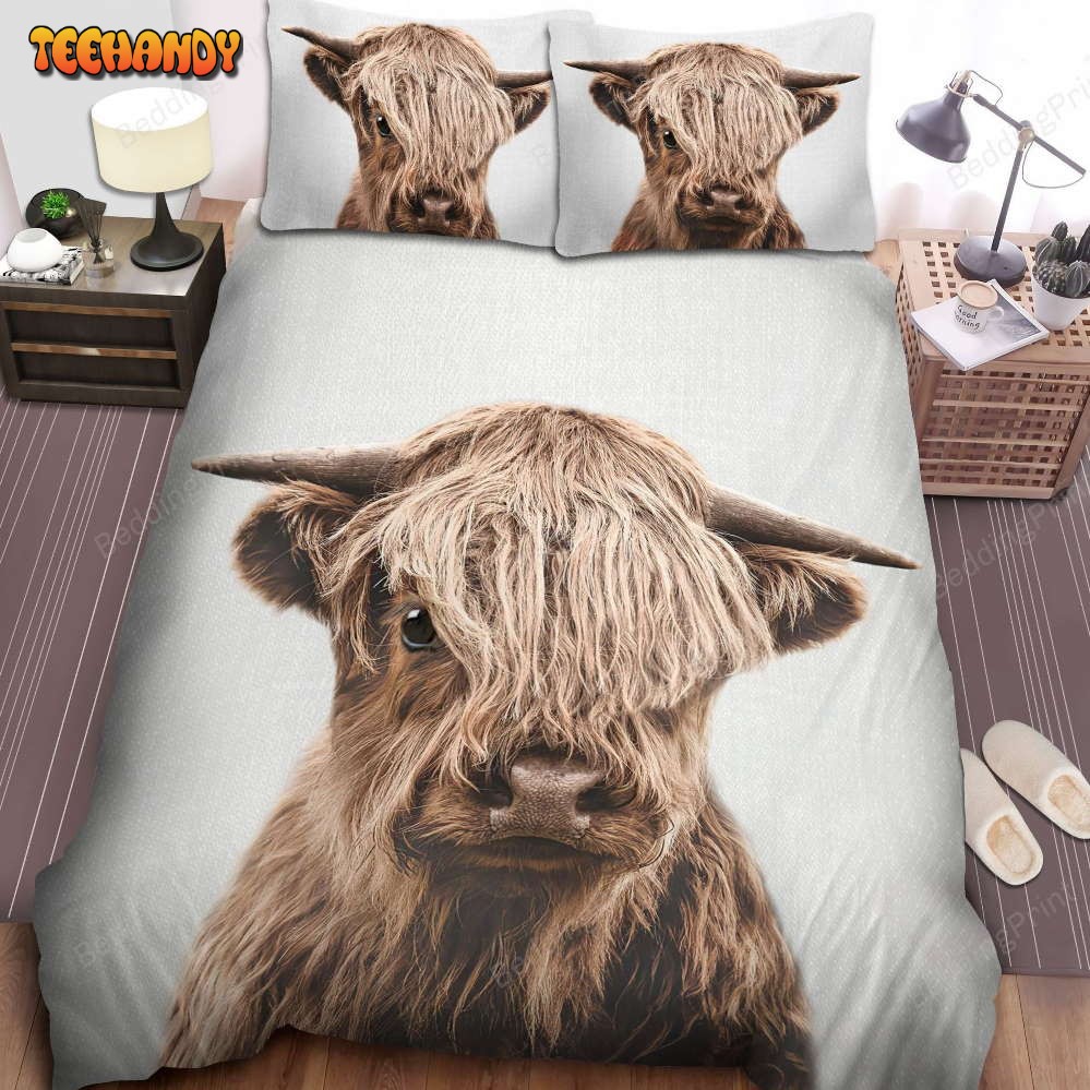 Highland Cattle Bed Sheets Duvet Cover Bedding Sets