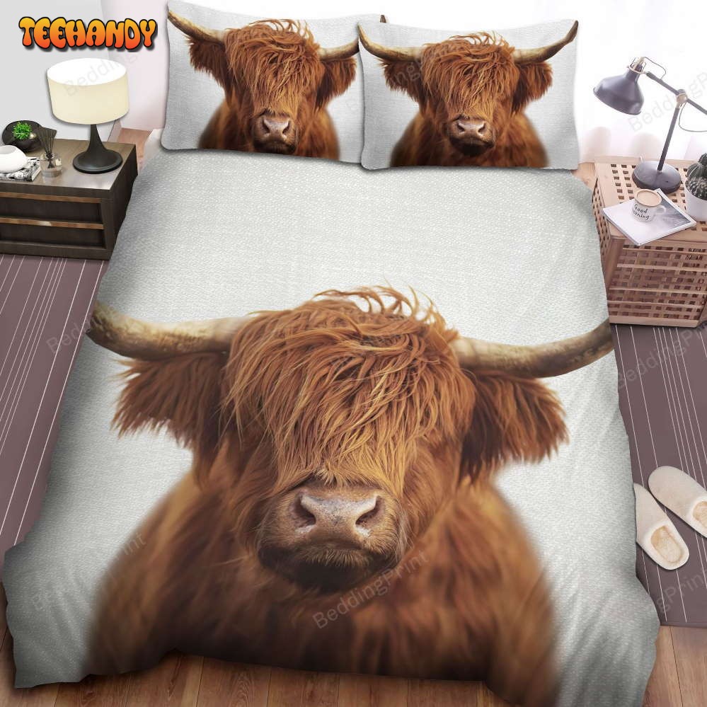 Highland Cow Bed Sheets Duvet Cover Bedding Sets