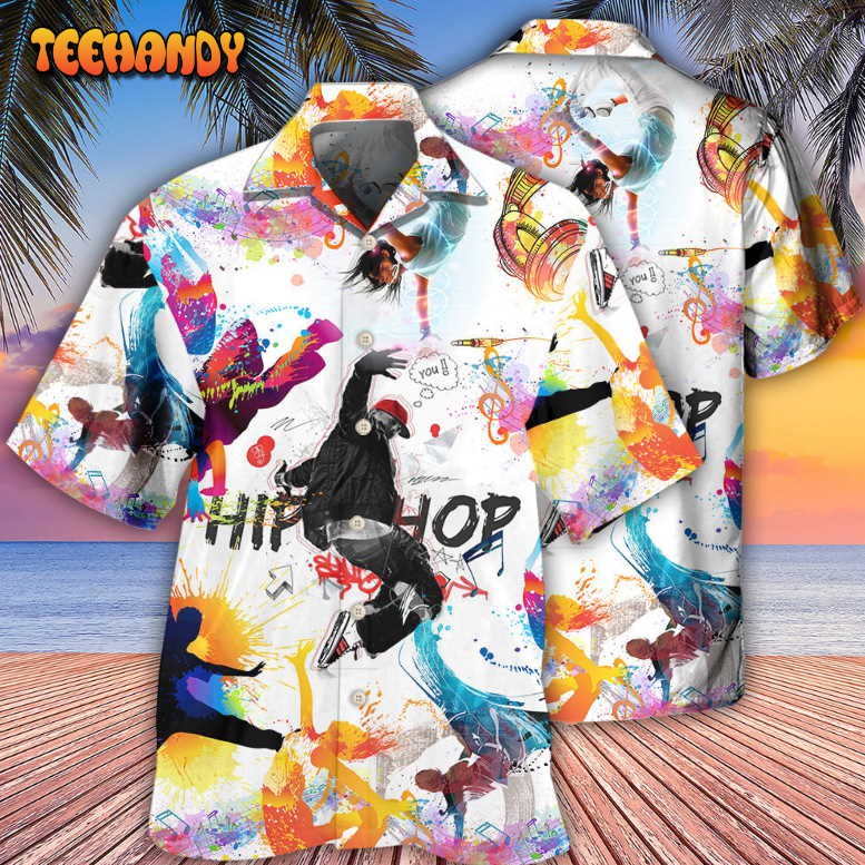 Hiphop One Love One Life Mix Color Hawaiian Shirt