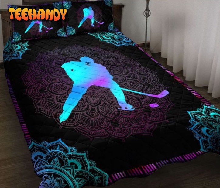 Hockey Light Color Bed Sheets Duvet Cover Bedding Sets