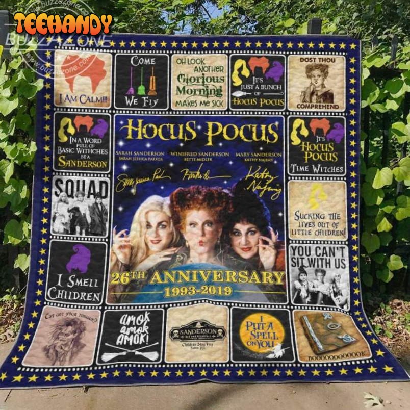 Hocus Pocus Btt Trending 3D Quilt Blanket