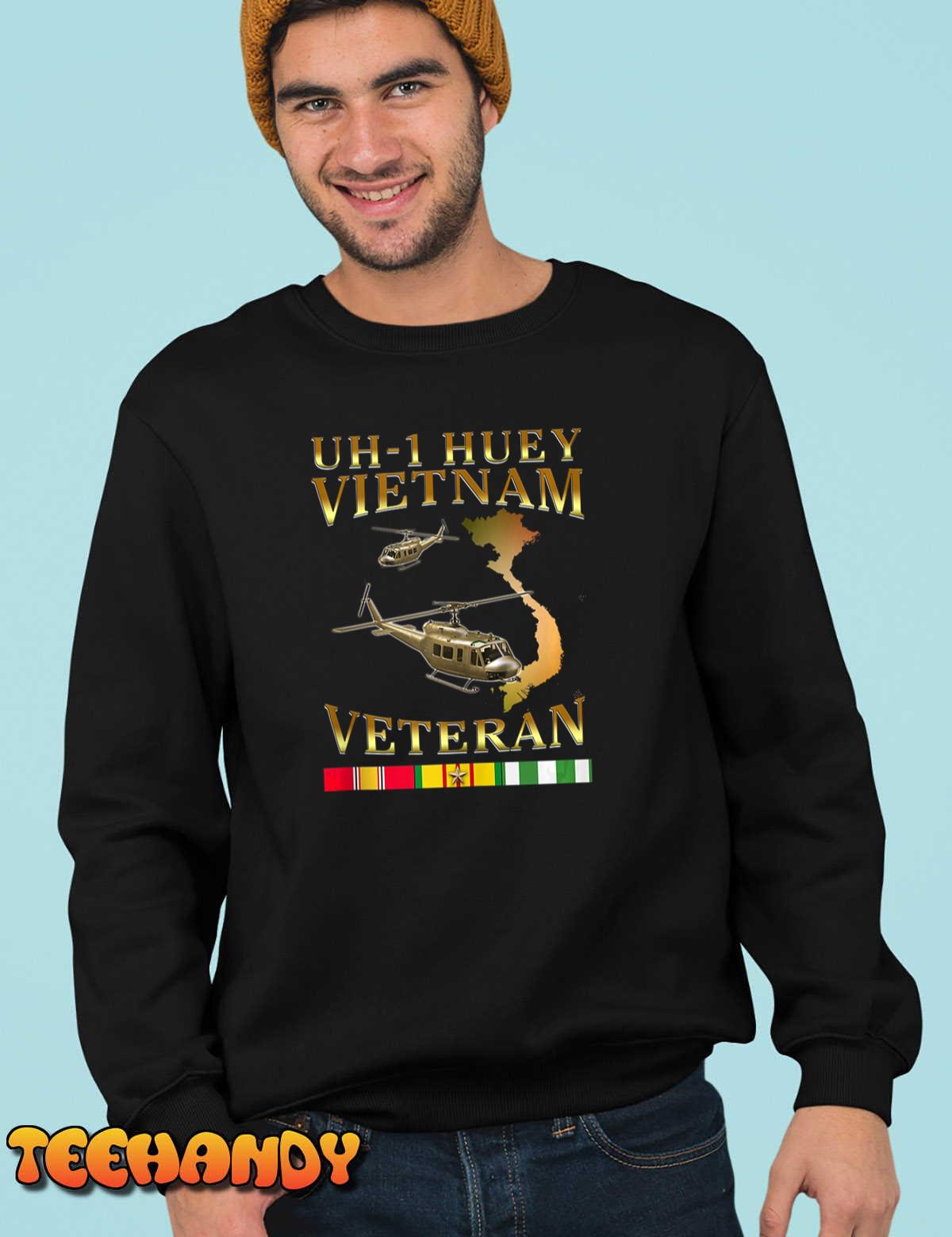 Huey Pilot Vietnam, Uh1 Huey Helicopter Vietnam Veteran Tank Top