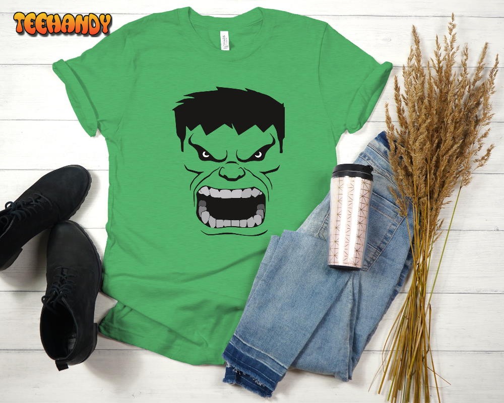 Hulk Angry Hulk Smash Shirt, Marvel Super Hero Avengers Shirt