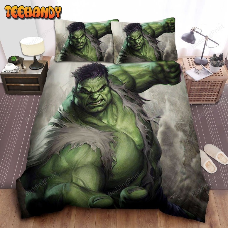 Hulk Vs Crocodiles Duvet Cover Bedding Sets