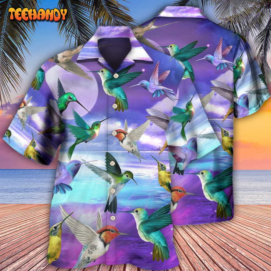 Hummingbird In A Fantasy World Hawaiian Shirt