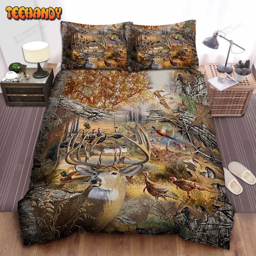 Hunting Camo Us California Duvet Cover Bedding Sets