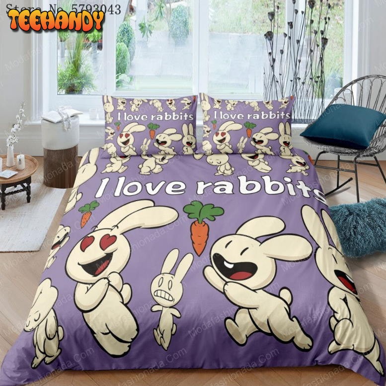 I Love Rabit Kids Bedding Sets