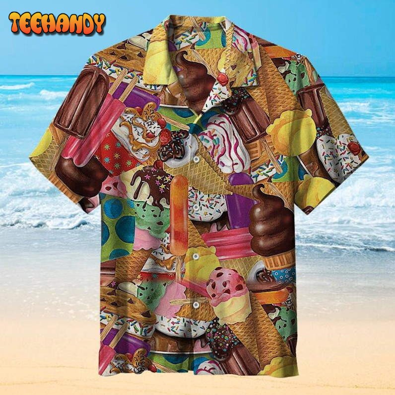 Ice Cream Sweets Lovers Hawaiian Shirt