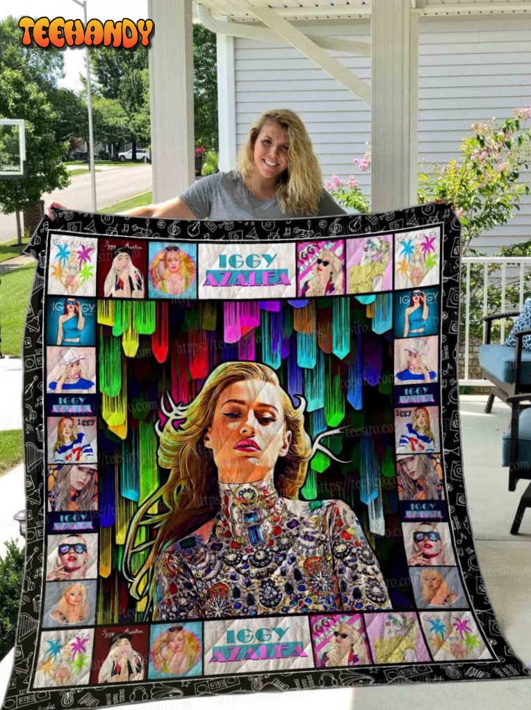 Iggy Azalea 3D Quilt Blanket