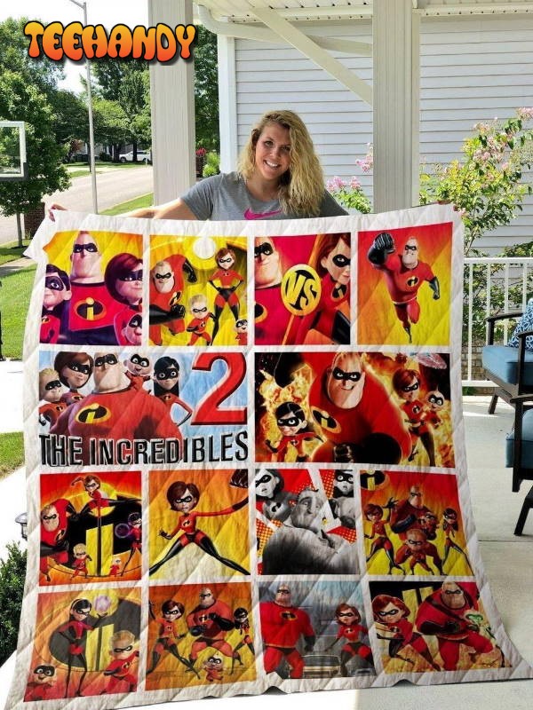 Incredibles 3D Customized Quilt Blanket