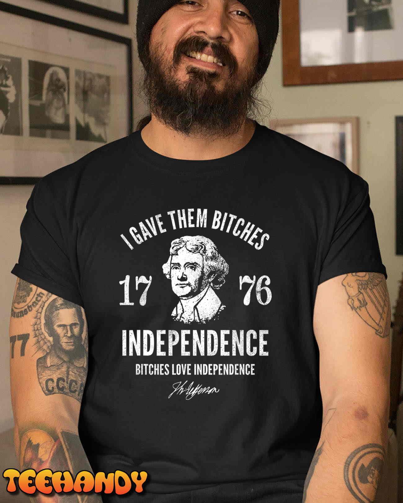 Independence 1776, I gave them independence Unisex T-Shirt